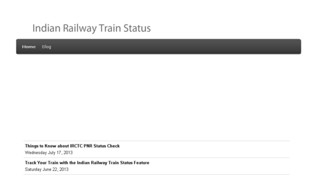indianrailwaytrainstatus.snappages.com