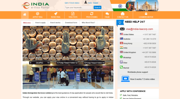 indiavisacorp.com