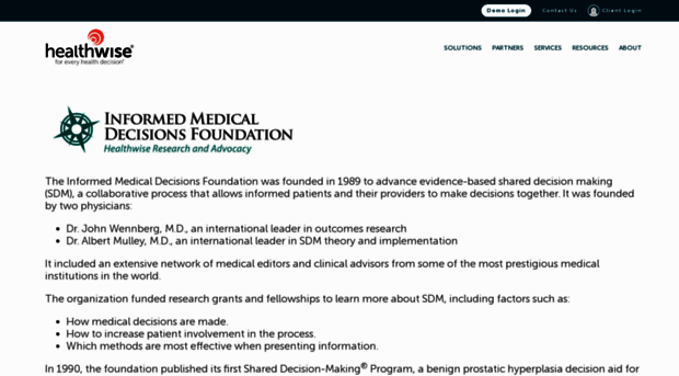 informedmedicaldecisions.org