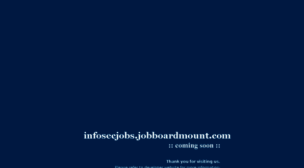 infosecjobs.jobboardmount.com