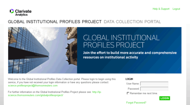 institutionalprofilesproject.thomsonreuters.com