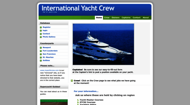 internationalyachtcrew.com