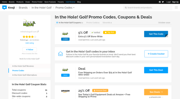 intheholegolf.bluepromocode.com