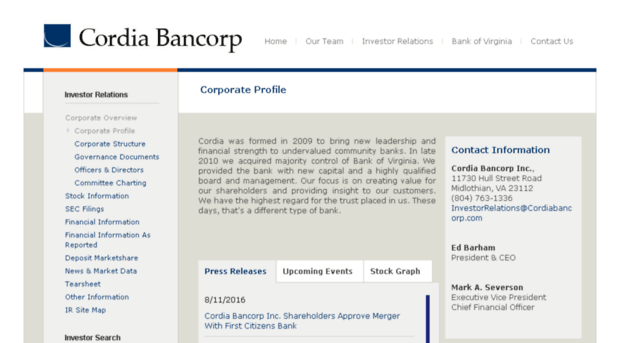 investors.cordiabancorp.com