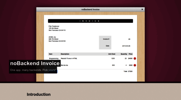 invoice.nobackend.org