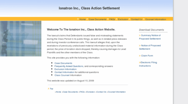 ionatronincsecuritieslitigation.com