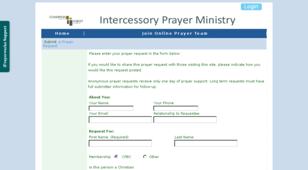 ipray.championforest.org