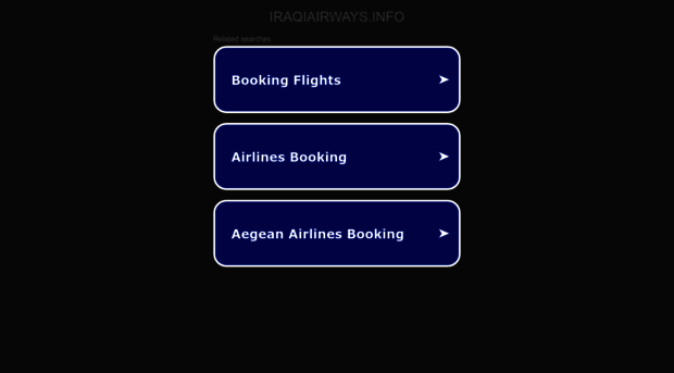 iraqiairways.info
