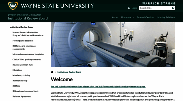 irb.wayne.edu