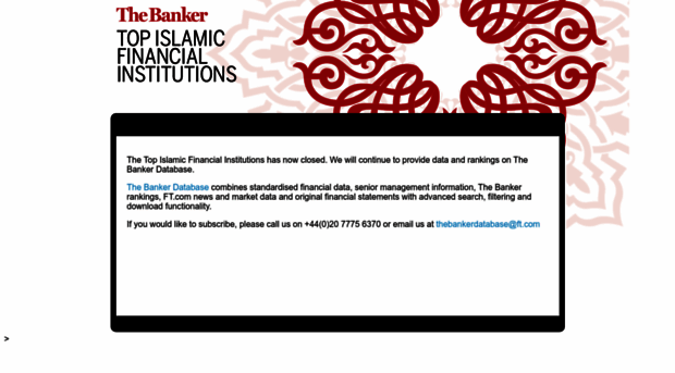 islamicbanks.thebanker.com