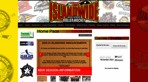 islandwiderollerhockey.com