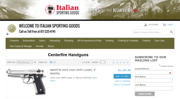 italiansportinggoods.com