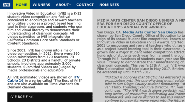 ivieawards.sdcoe.net