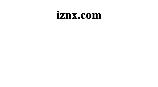 iznx.com