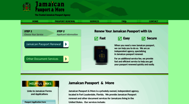 jamaicanpassportexpress.com