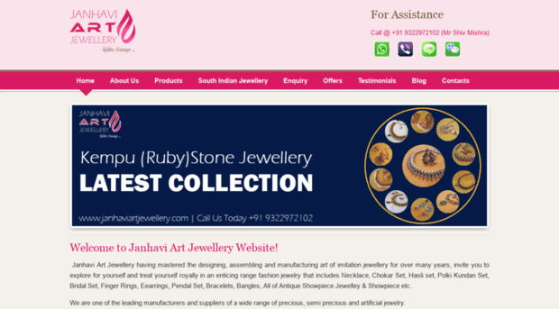 janhaviartjewellery.com