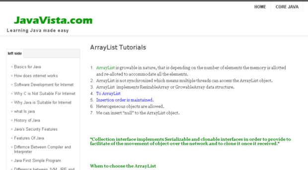 javavista.com