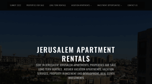 jerusalemapartmentrentals.com