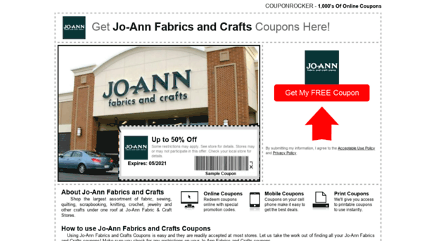 joannfabrics.couponrocker.com