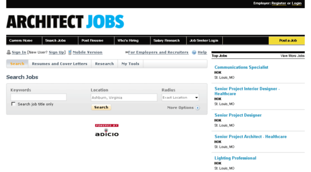 jobs.architectjobsonline.com