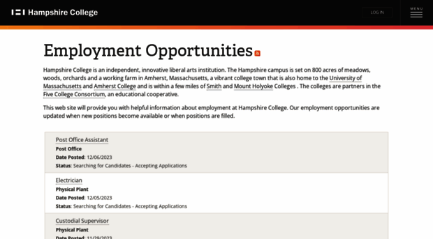 jobs.hampshire.edu