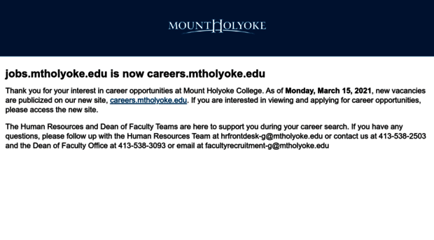 jobs.mtholyoke.edu