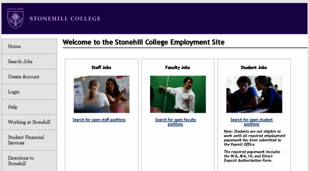 jobs.stonehill.edu