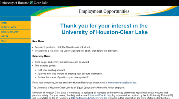 jobs.uhcl.edu