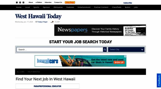 jobs.westhawaiitoday.com