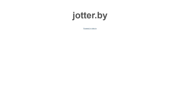 jotter.by