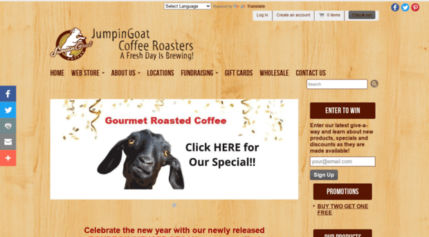 jumpingoatcoffeeroasters.com