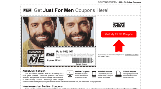 justformen.couponrocker.com