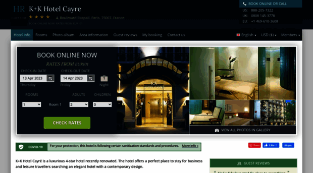 k-k-hotel-cayre-paris.h-rez.com