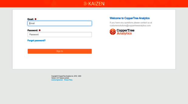 kaizen.coppertreeanalytics.com