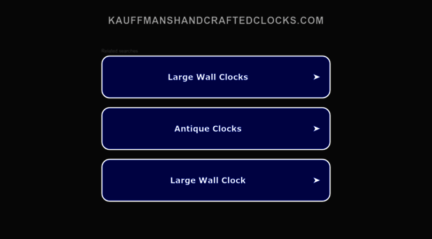 kauffmanshandcraftedclocks.com