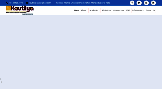kautilyacollege.com