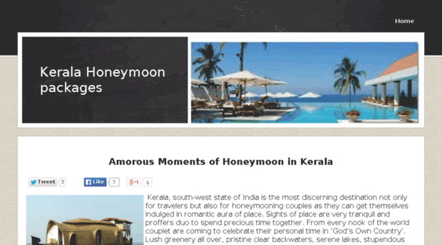 kerala-honeymoonpackage.yolasite.com