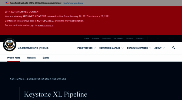 keystonepipeline-xl.state.gov