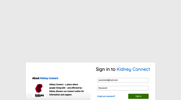 kidney.ning.com