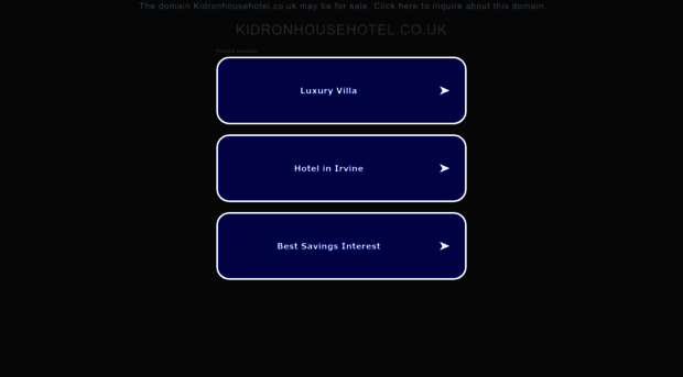 kidronhousehotel.co.uk