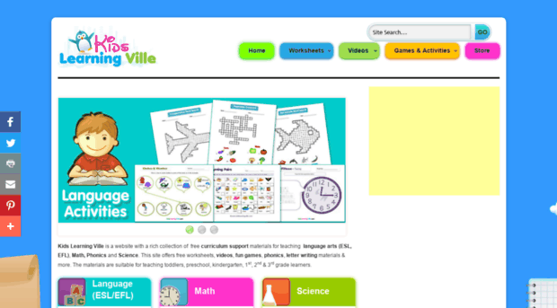 kidslearningville.com