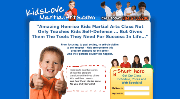 kidslovemartialartsrichmond.com