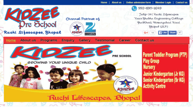 kidzeepreschool.com