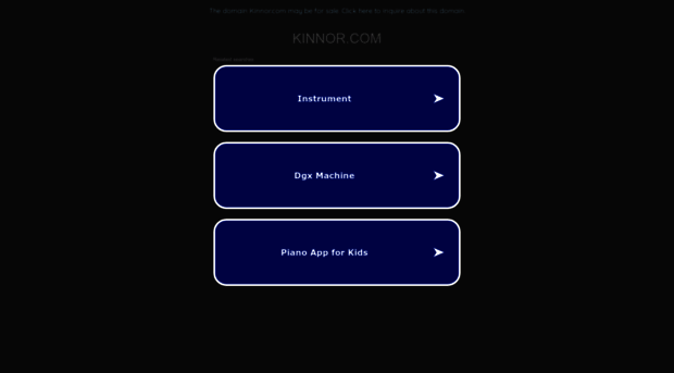 kinnor.com
