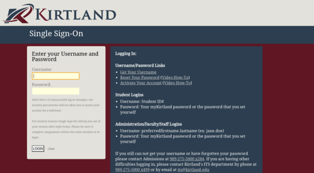 kirtland.instructure.com