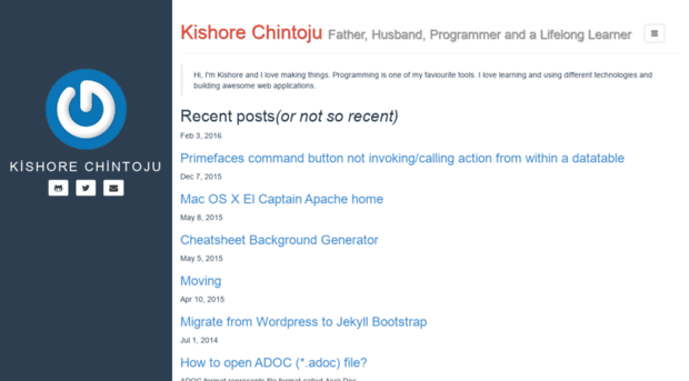 kishore.chintoju.com