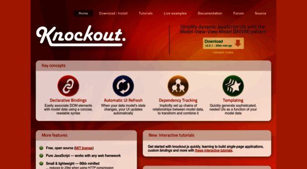 knockoutjs.com