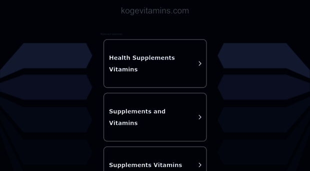kogevitamins.com