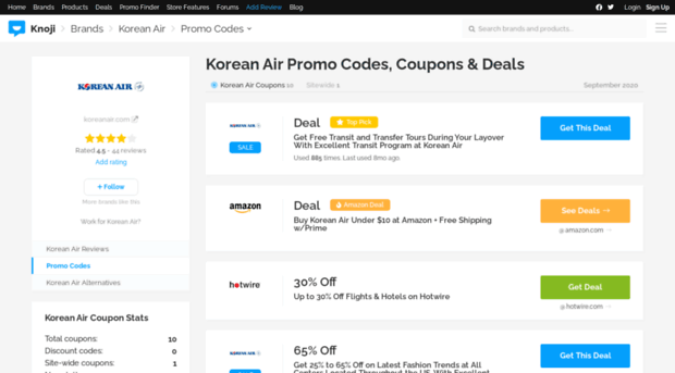 koreanair.bluepromocode.com