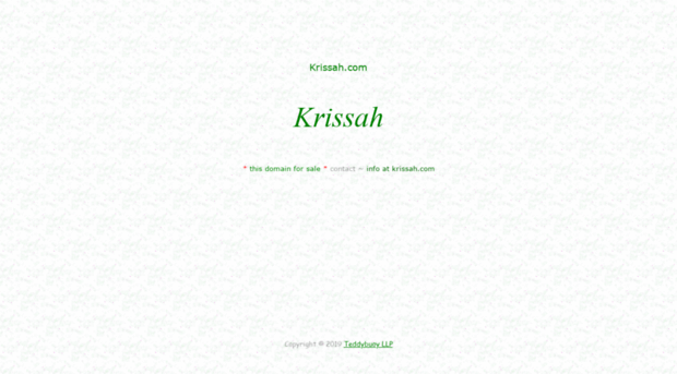 krissah.com